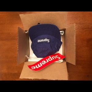 SUPREME CONTRAST RIPSTOP CAMP CAP (ROYAL BLUE GUY)